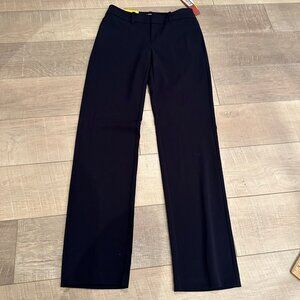 MERONA WOMENS SIZE 2 CLASSIC FIT PANTS HIGHER MID RISE FEDERAL BLUE NEW